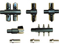 4 Way 3/8" Hosetail Medo 100+120 (inc tails) - SKS Wholesale