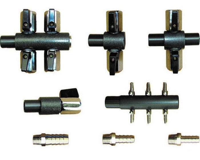 4 Way 3/8" Hosetail Medo 100+120 (inc tails) - SKS Wholesale