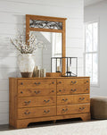 Bittersweet B219-36 Light Brown Bedroom Mirror