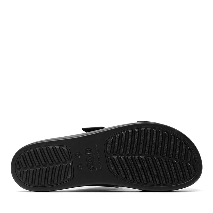 CROCS-BROOKLYN BUCKLE LOW WEDGE - available at RUBINO