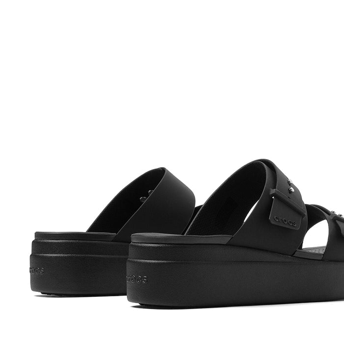 CROCS-BROOKLYN BUCKLE LOW WEDGE - available at RUBINO