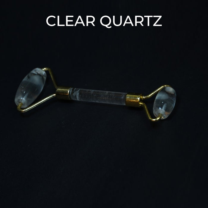 Clear Quartz Face Roller – Radiate with Purity and Clarity