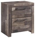 Derekson B200-92 Multi Gray Two Drawer Night Stand