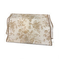 Linen Runner with Floral Pattern
