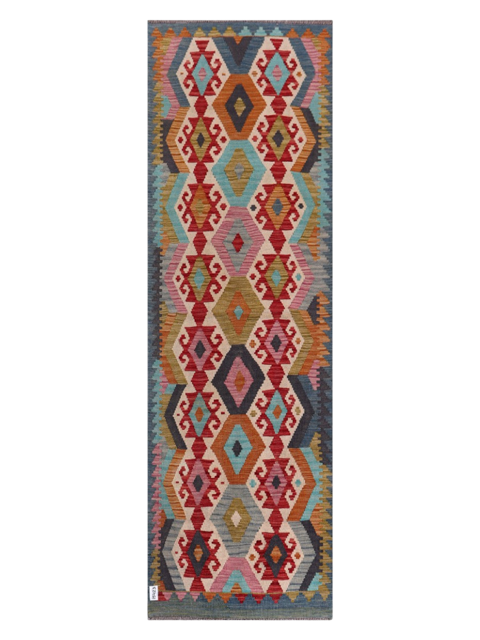 Maimana Kilim Runner - 280 × 88 cm (9'2" x 2'11")