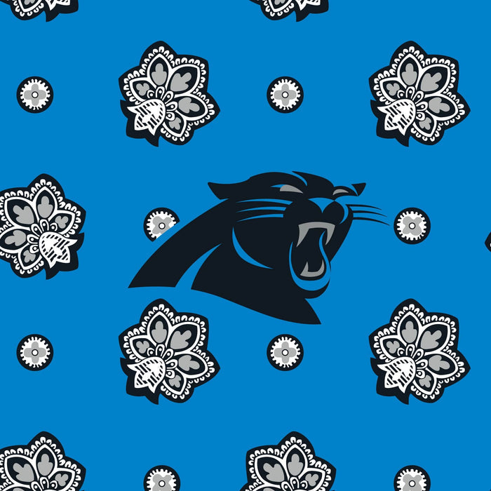 NFL RFID Small Stadium Crossbody Bag-Carolina Panthers Bandana-Image 3-Vera Bradley
