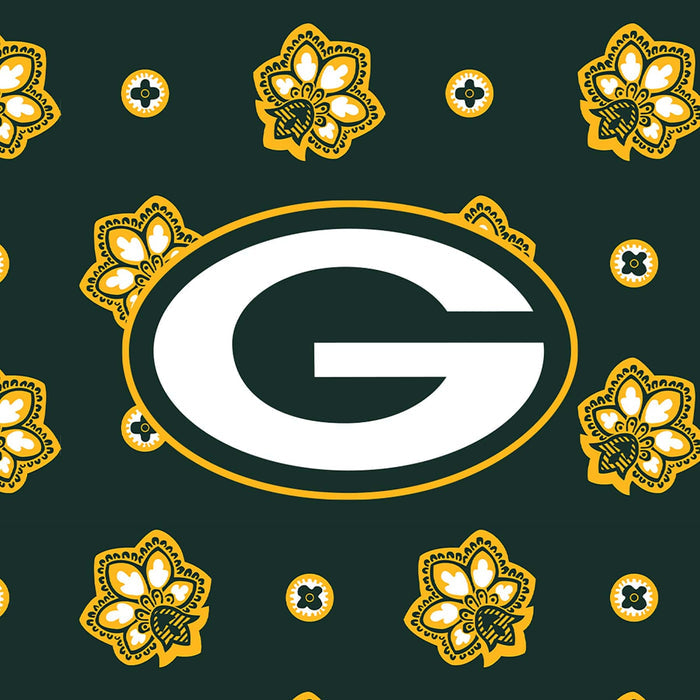 Small Vera Tote-Black with Green Bay Packers-Image 2-Vera Bradley