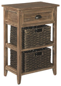 Oslember A4000140 Light Brown Accent Table