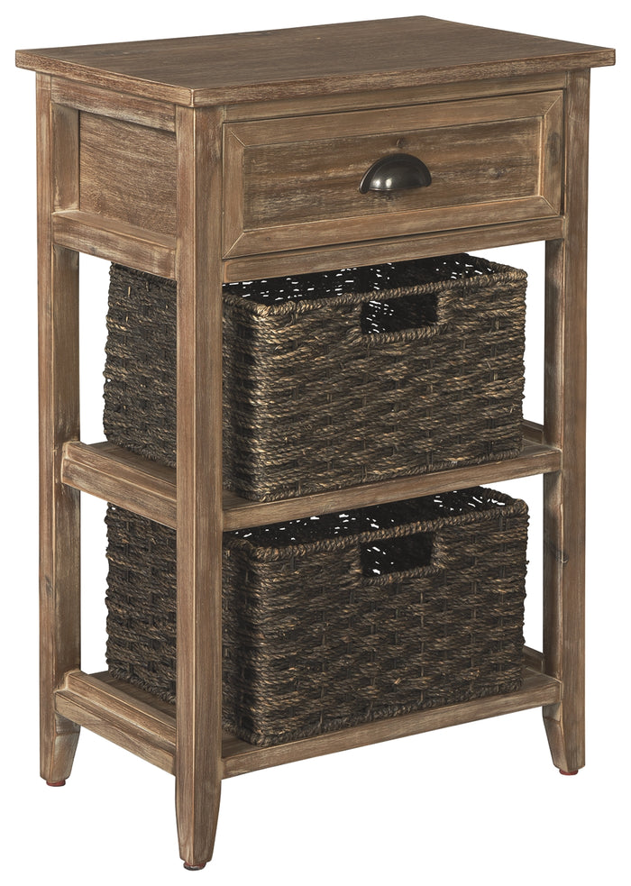 Oslember A4000140 Light Brown Accent Table