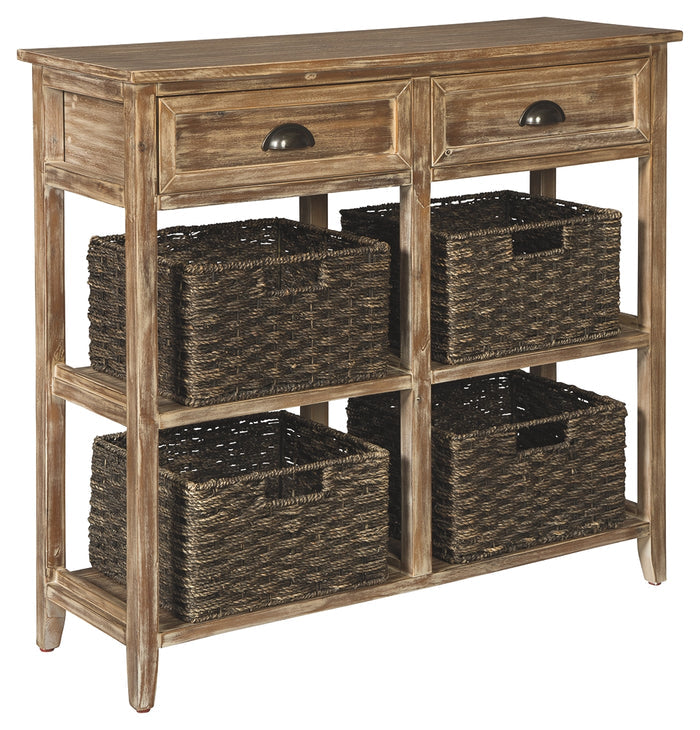 Oslember A4000142 Light Brown Console Sofa Table