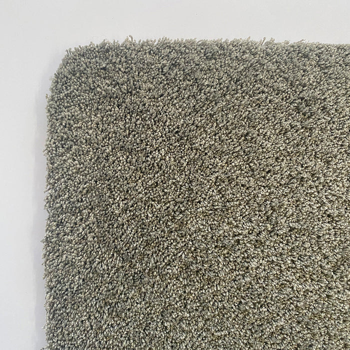 Sense Ghost Grey Washable Runner- a 100% recycled polyester runner in a solid light grey colour.