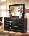Shay B271-36 Almost Black Bedroom Mirror
