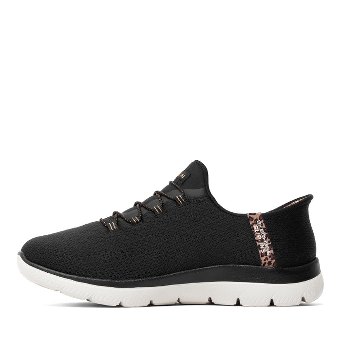 SKECHERS-SLIP INS SUMMITS LEOPARD WIDE - available at RUBINO