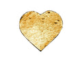 Sublimation Flip Sequins Adhesive (Heart, Gold W/ White)
