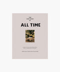 Cookbook cover titled 'The Cookbook of All Time' with a photo of a table outdoors. | SW Home