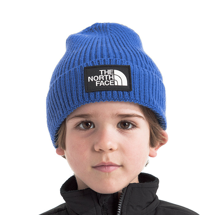 THE NORTH FACE-TNF LOGO BOX CUFFED BEANIE K - available at RUBINO