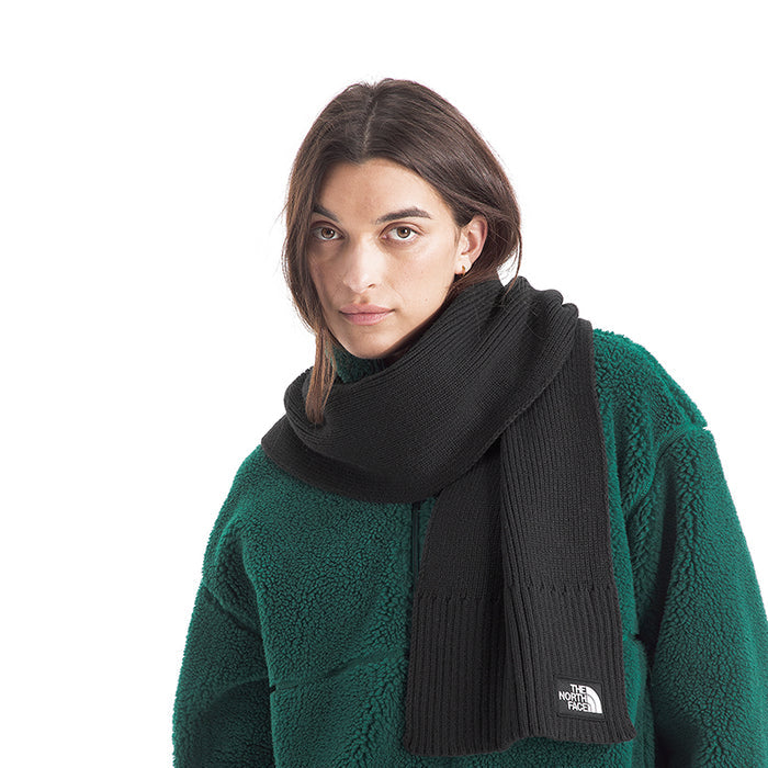 THE NORTH FACE-TNF LOGO BOX SCARF - available at RUBINO